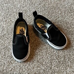 Vans Toddler Black Slip-On Shoes